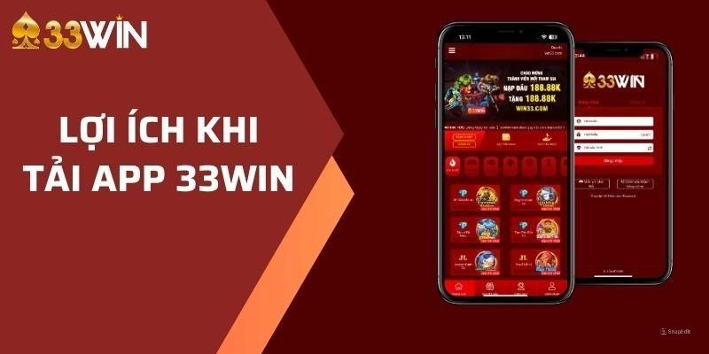 Ưu điểm khi trải nghiệm cá cược trên ứng dụng 33WIN