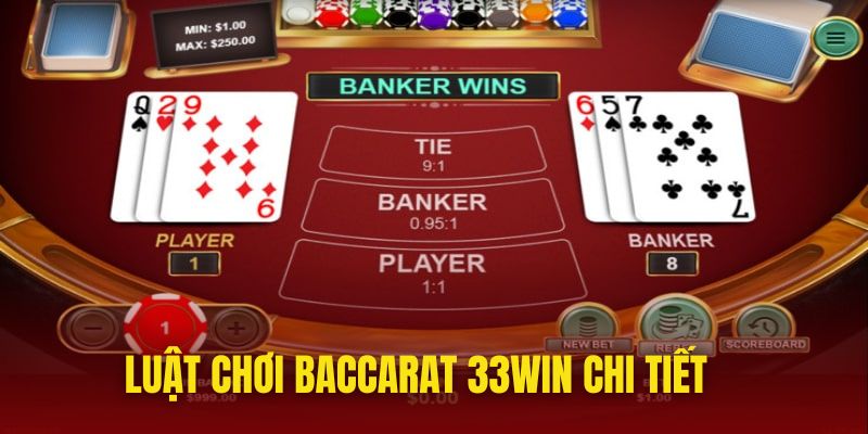 Nguyên tắc tham gia cược baccarat hợp lệ tại 33win