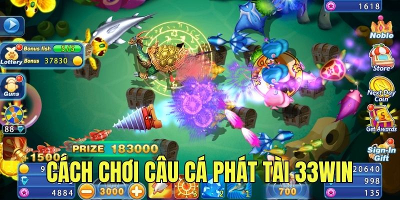 Chi tiết về cách chơi game Câu cá Phát Tài trực tuyến 