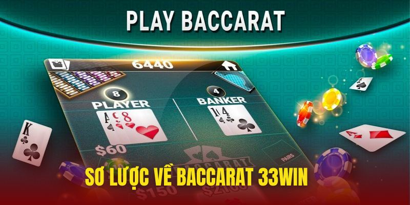 Game baccarat được vận hành trong casino 33win